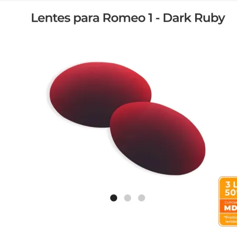 lentes dark ruby oakley romeo 1 king of lenses