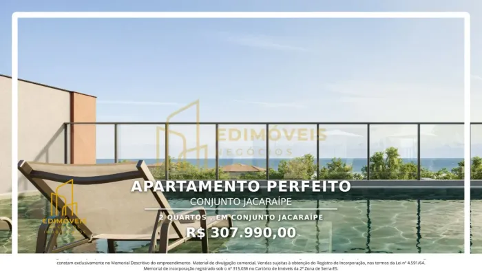 Oportunidade Imperdível: Apartamento 2Q em Conjunto Jacaraípe, Serra!