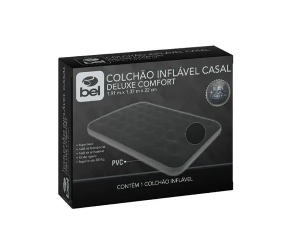 COLCHÃO INFLÁVEL CASAL DELUXE BEL