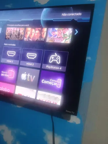 Tv Smart AOC 32 polegadas, Roku TV c/ nota fiscal