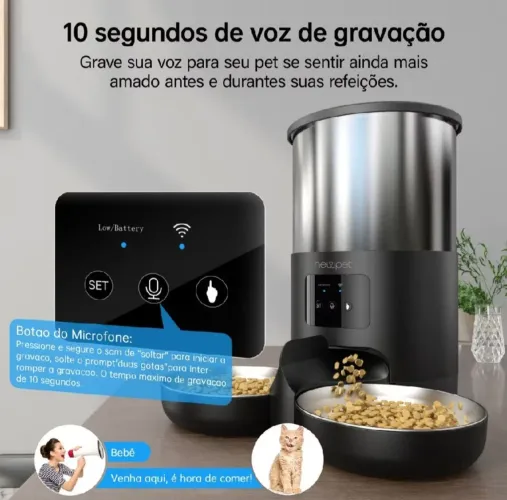Alimentador Automático Newpet 5L para Cães e Gatos