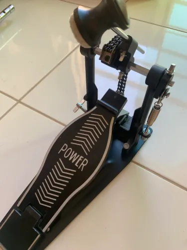 Pedal de Bumbo Simples Turbo Power - Novo e Robusto