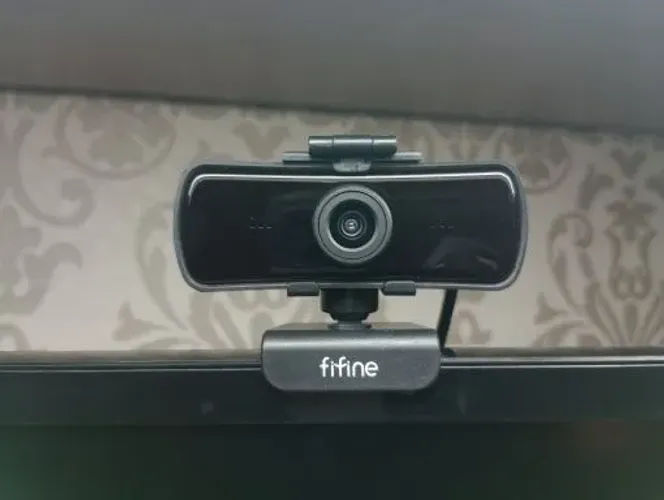 FIFINE K420 Webcam 2K 1440p USB com Microfone e Tampa de Privacidade