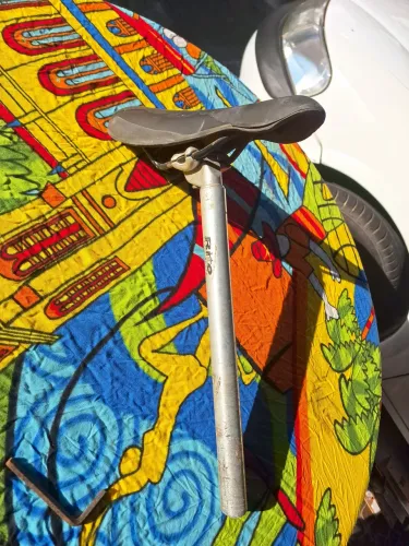 Banco de Bicicleta Selim com Canote