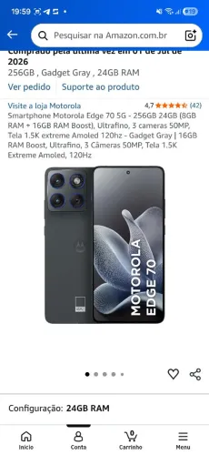 Motorola edge 70(LACRADO E COM NF)