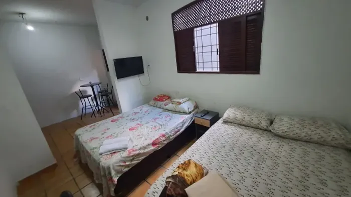 Apartamento Temporada ou Locação - Apartamento compacto com ar condicionado Bem Localizado