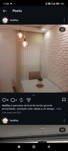 Cortina persiana para sala ou quarto