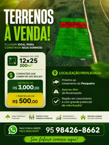 Terreno barato para investir