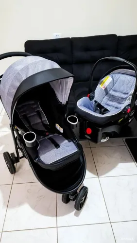Carrinho Graco Modes + Bebê Conforto + Base Original | Excelente Estado