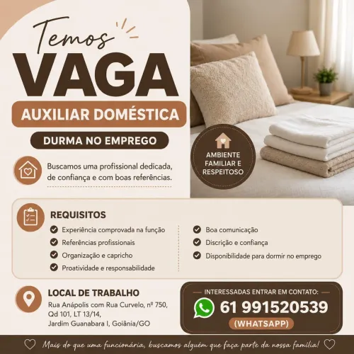 DOMESTICA PARA DORMIR