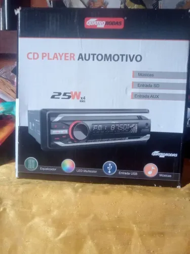 CD player automotivo, obs não vem com os cabos