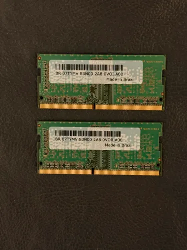 2 Memórias RAM 4GB DDR4 3200MHz - Notebook Dell Inspiron 15