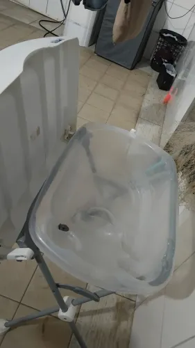 Banheira com trocador