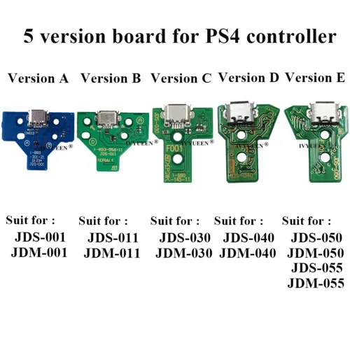Placa micro usb para controle de PS4