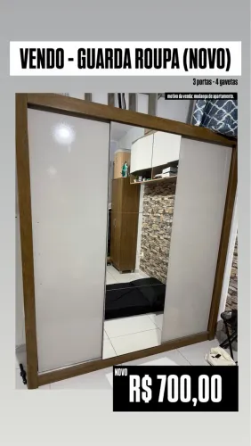 Guarda-roupa Marron - Novo
