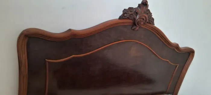 Cama casal madeira maciça