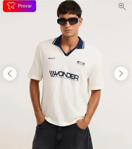 camiseta renner boxy off white