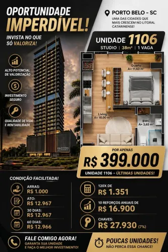 Oportunidade Porto Belo-SC