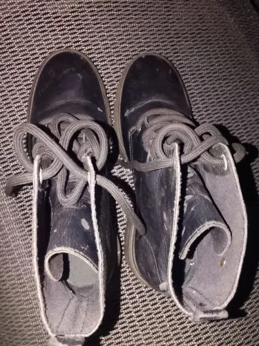 Bota coturno tratorada
