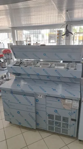 Ac balcão refrigerado 1.50mt condimentadora Gelopar