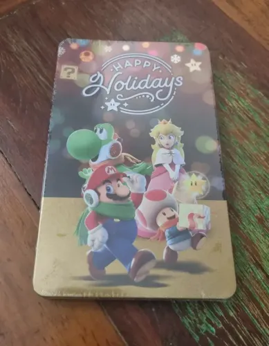 STEELBOOK / COLECIONÁVEL / EDIÇÃO ESPECIAL MARIO HAPPY HOLLIDAYS