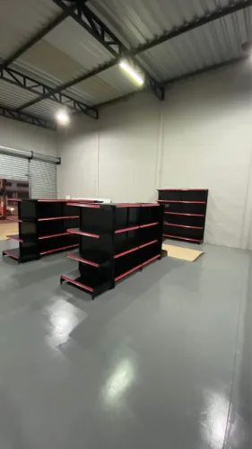 Gôndolas novas de aço pronta entrega prateleira