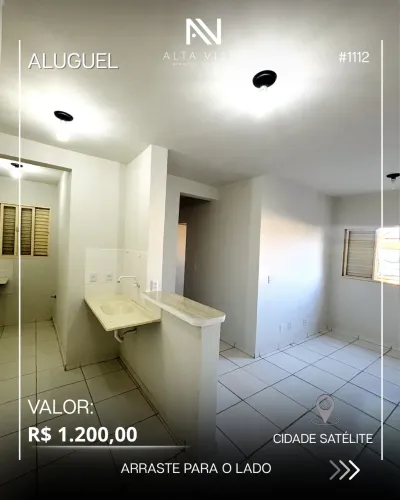 APARTAMENTO PARA LOCAÇÃO | CIDADE SATÉLITE