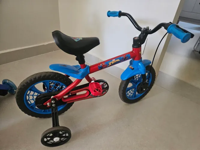Bicicleta Infantil Aro 12 Homem Aranha