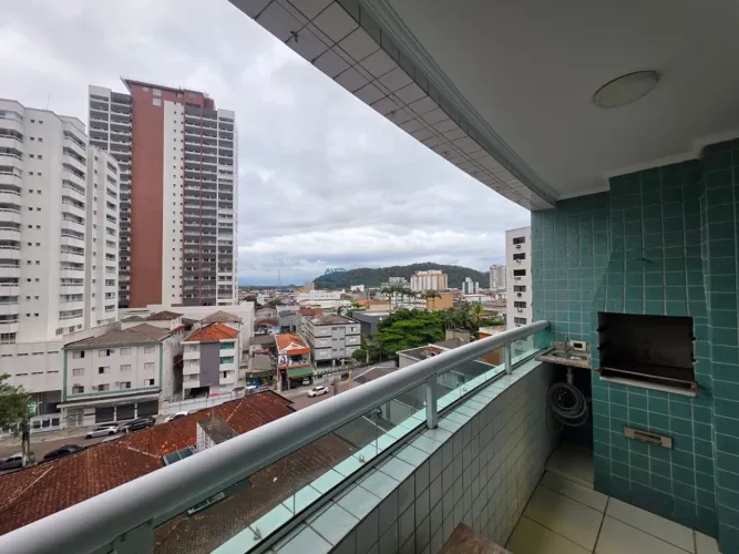 Apartamento à venda em Praia Grande com 01 dormitório com suíte , Vista Livre
