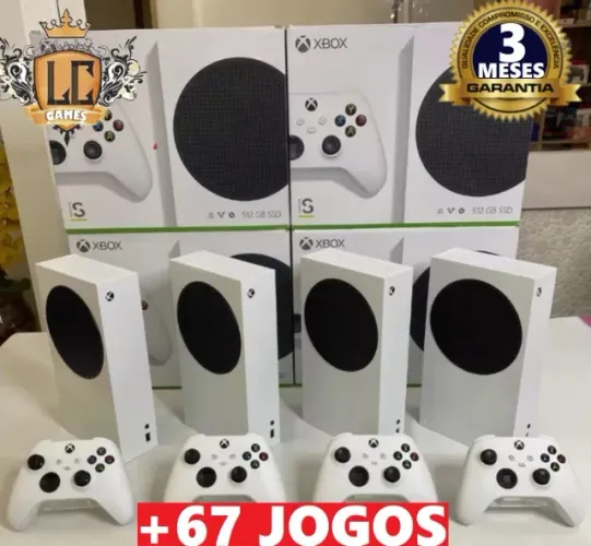 XBOX SERIES S 512GBº + 78 JOGOS + GARANTIA O3 MES + BRINDES I LOJA FISICA