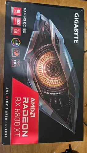 RX 6800XT Gigabyte Triple Fan OC Com Caixa