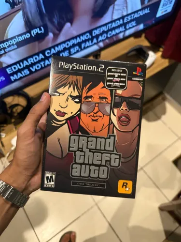 Box GTA Trilogy - PS2 - ORIGINAL