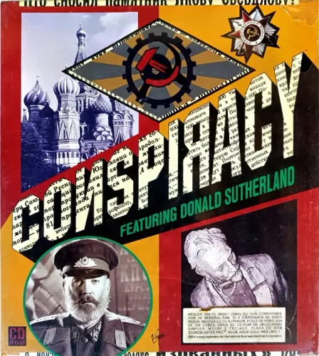cd de jogo conspiracy kgb featuring donald sutherland lacrado 144cx