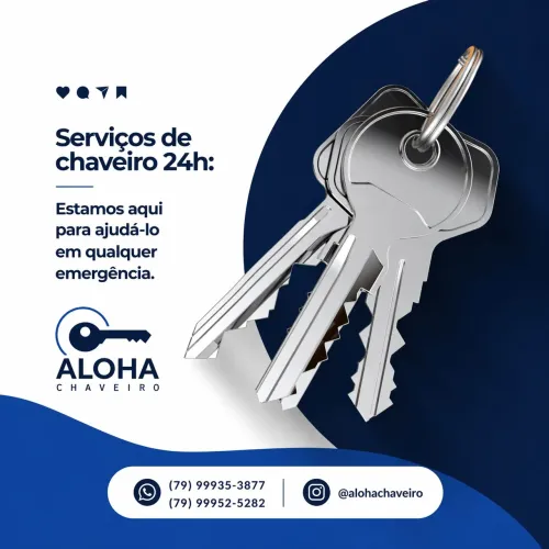 Chaveiro 24h Residencial e Automotivo em Aracaju e região!