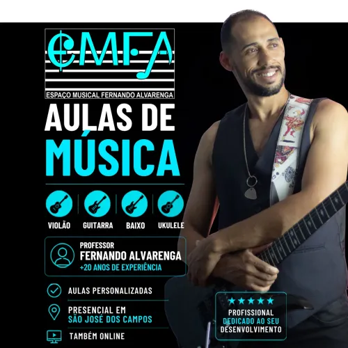 Escola de Música em SJC ou Online 