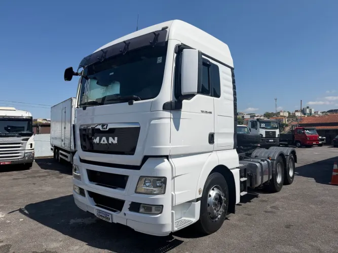 Man tgx 29480 2018 6x4 canelinha completo revisado único dono  