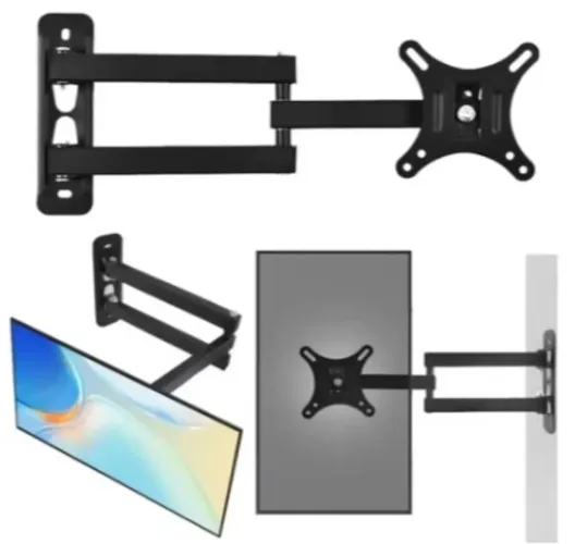 Suporte para tv articulado tv de 10 a 26"