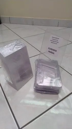 19 Display de mesa de acrílico 10x15cm
