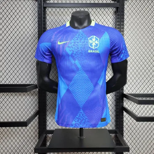 Camisa Brasil modelo jogador azul 2025 - tam. G e GG (forma pequena)