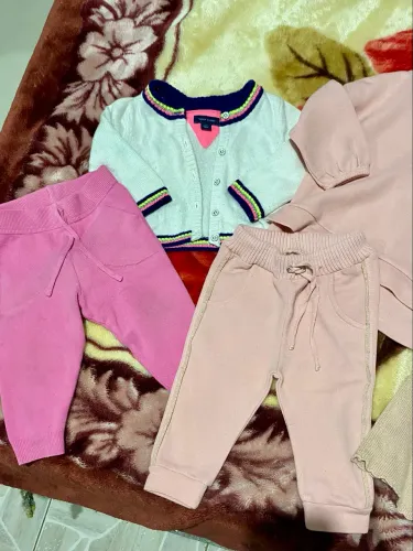 lote lã inverno [tam 1] 5 peças de tricô infantil bebelandia, tommy hilfiger, carters