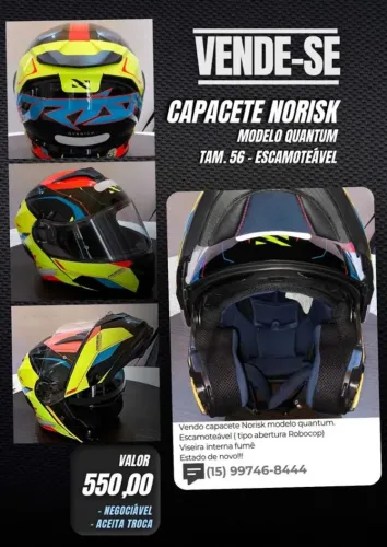 Vendo capacete NORISK Quantum Force