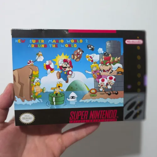 Cartucho SNES Super Mario World 2 Around The World