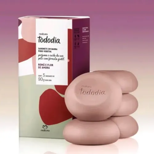 Sabonetes Natura Tododia 5 Unidades 90g | Várias Fragrâncias