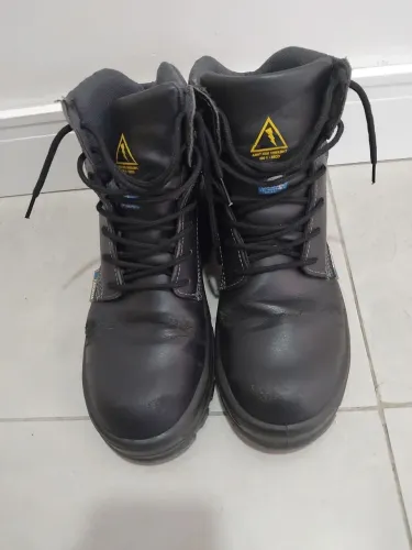BOTA SEGURANÇA COURO PRETA MARLUVAS