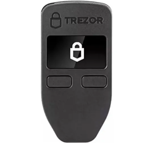 2 Carteira Trezor - Cor Preta - Nova Lacrada