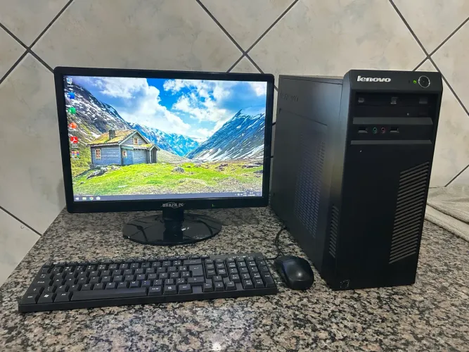 Computador Lenovo Completo Barato Core i3/ RAM 4GB/ HD 500GB/ Tela 19?