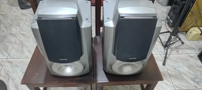 Par de caixas de som Aiwa NSX F959 perfeitas.
