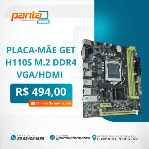 Placa mãe H110 M.2