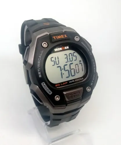 Relógio Timex Ironman 30 Lap TW5M40100 usado 2 vezes  C/ Bússola removível