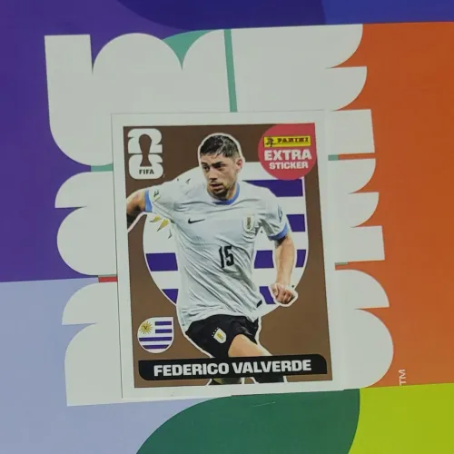Valverde Bronze - Figurinha Extra Sticker Copa 2026